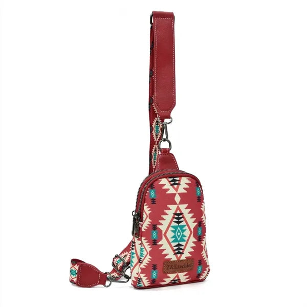 Bohemian Canvas Crossbody Bag