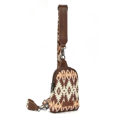 Bohemian Canvas Crossbody Bag