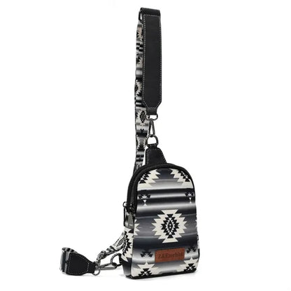 Bohemian Canvas Crossbody Bag