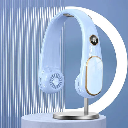 Portable USB Rechargeable Neck Fan