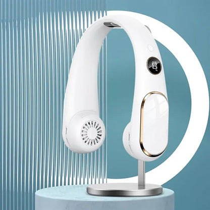 Portable USB Rechargeable Neck Fan