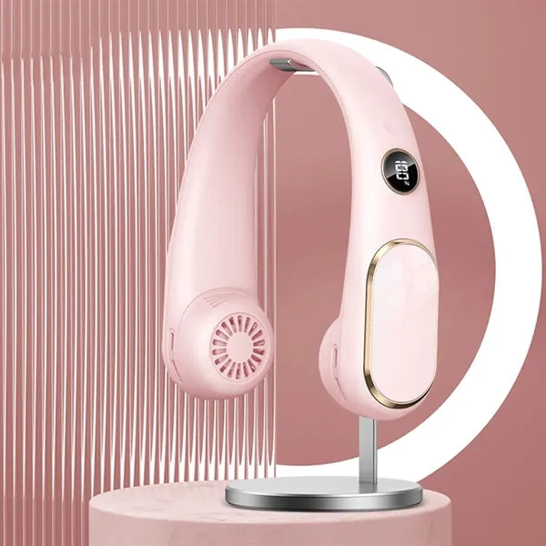 Portable USB Rechargeable Neck Fan