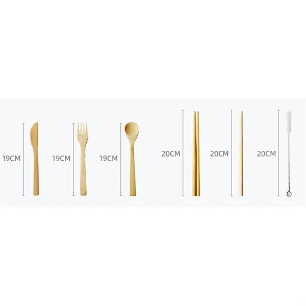 Travel Utensils Portable Flatware Set