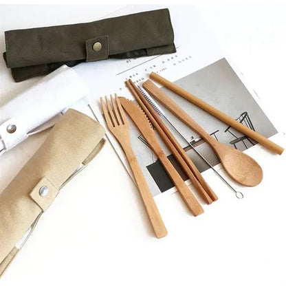 Travel Utensils Portable Flatware Set