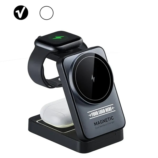 3 In 1 Fast Magnetic Wireless Charging Station