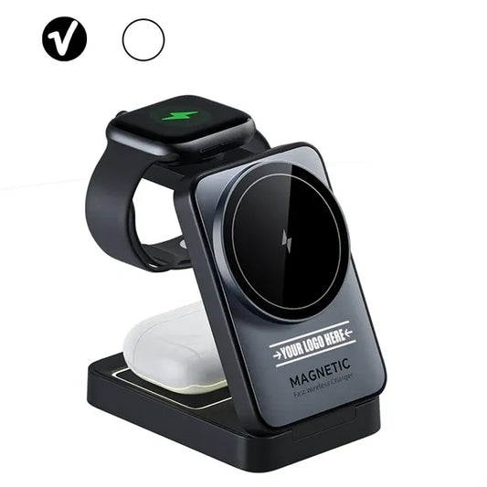 3 In 1 Fast Magnetic Wireless Charging Station