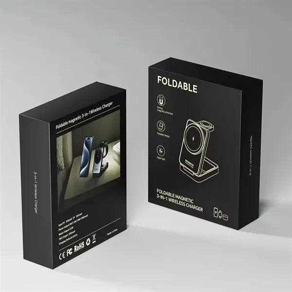 3 In 1 Fast Magnetic Wireless Charging Station