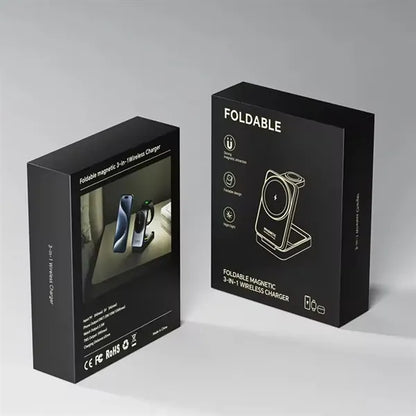 3 In 1 Fast Magnetic Wireless Charging Station
