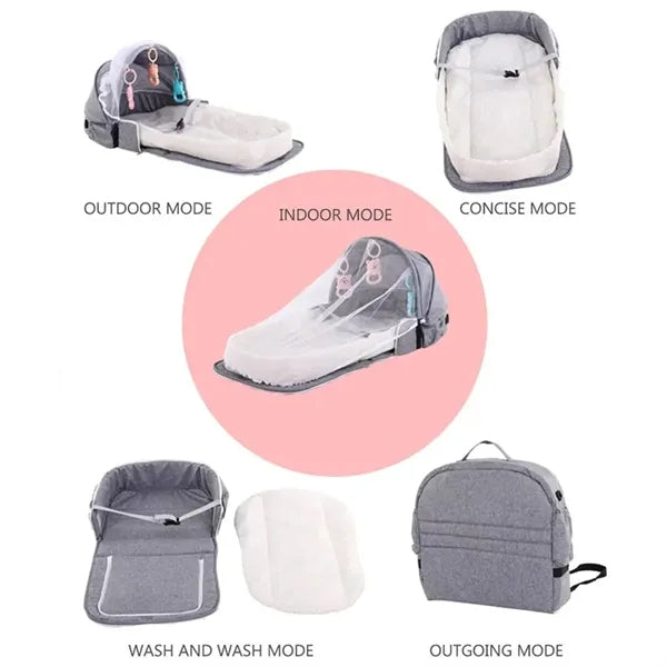 Travel Baby Bed Portable Backpack