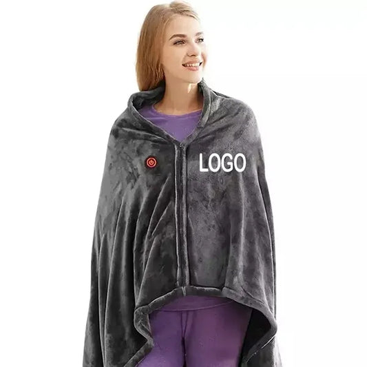 Heated Throw Blanket Wearable Shawl For Gift