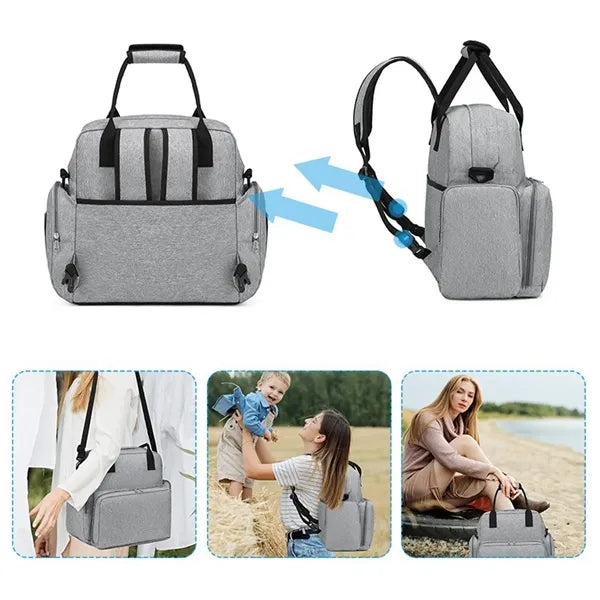 Diaper Bag Backpack With Changing Station