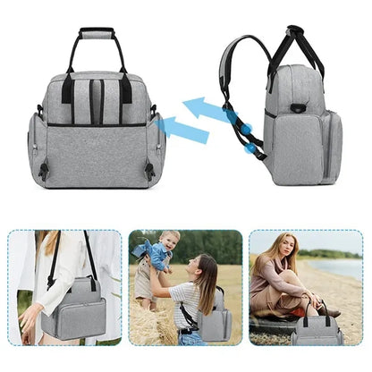 Diaper Bag Backpack With Changing Station