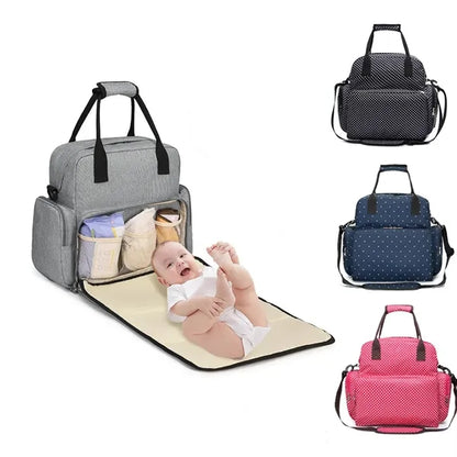 Diaper Bag Backpack With Changing Station