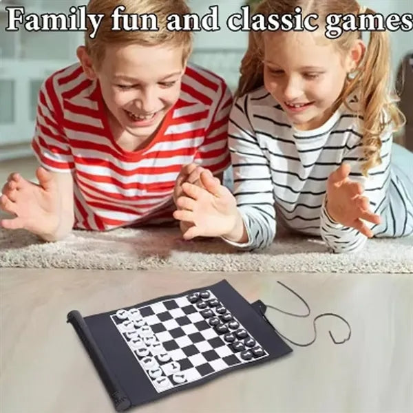 Rollable Chess Board Game