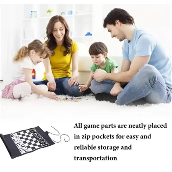 Rollable Chess Board Game