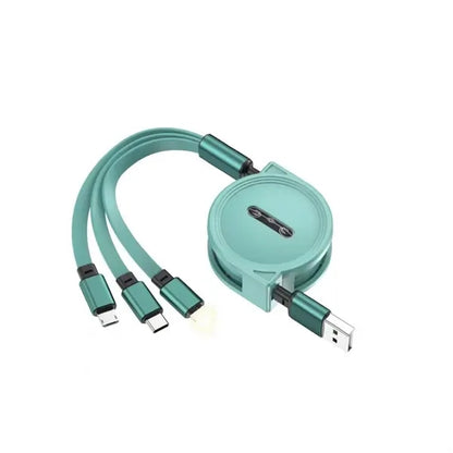 Custom 3 in 1 Retractable Charging Cable