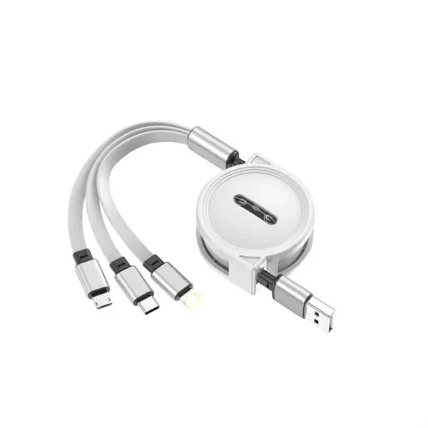 Custom 3 in 1 Retractable Charging Cable
