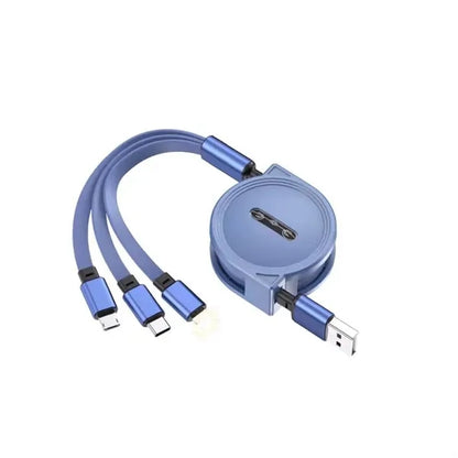 Custom 3 in 1 Retractable Charging Cable