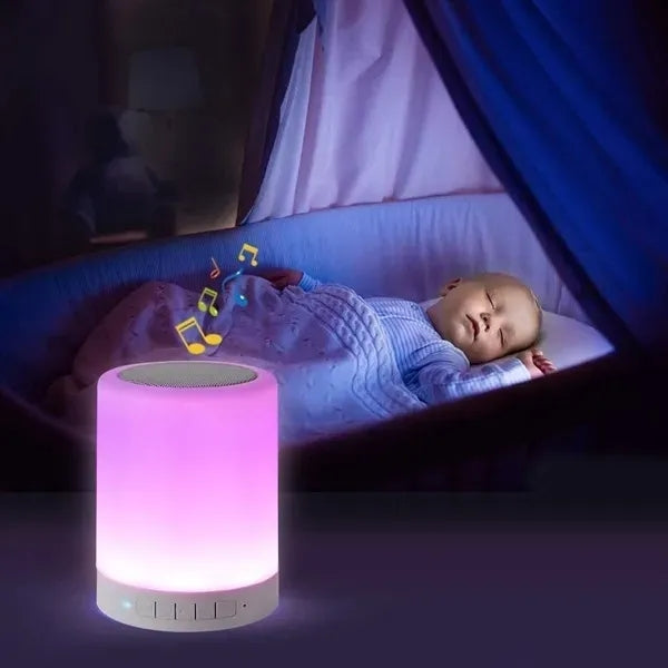 Elecstars Touch Bedside Lamp with Bluetooth Speaker