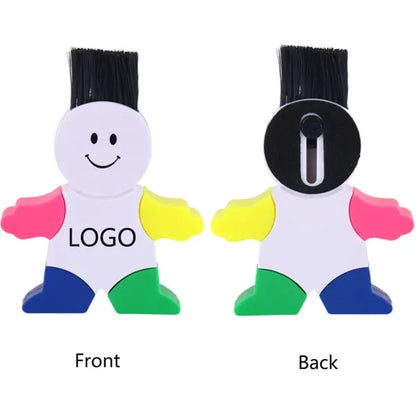 5 In 1 Human Shape Highlighter With Keyboard Brush
