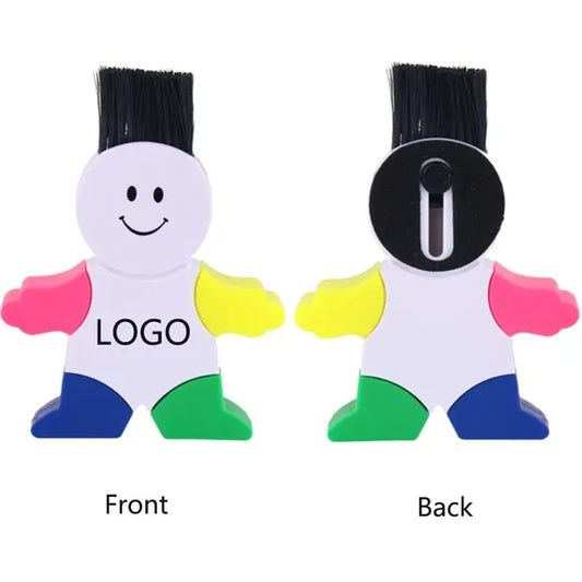 5 In 1 Human Shape Highlighter With Keyboard Brush