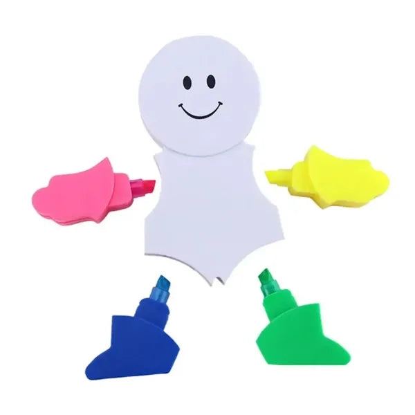 5 In 1 Human Shape Highlighter With Keyboard Brush