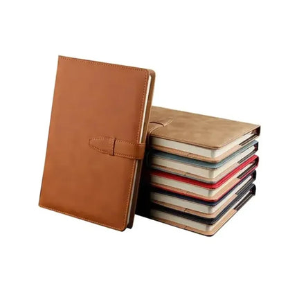A5 PU Leather Cover Notebook Journal With Pen Holder