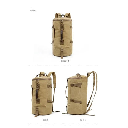 Canvas Backpacks Casual Daypack Outdoor Duffel Bag