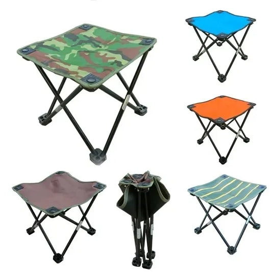 Portable beach folding stool