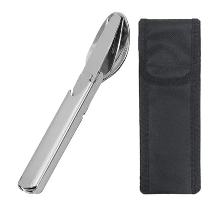 4-in-1 Stainless Steel Camping Set