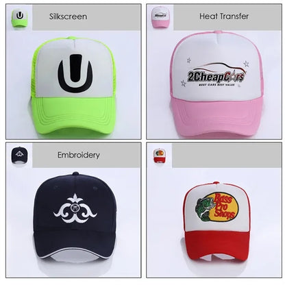 Mesh Baseball Trucker Cap for Kids