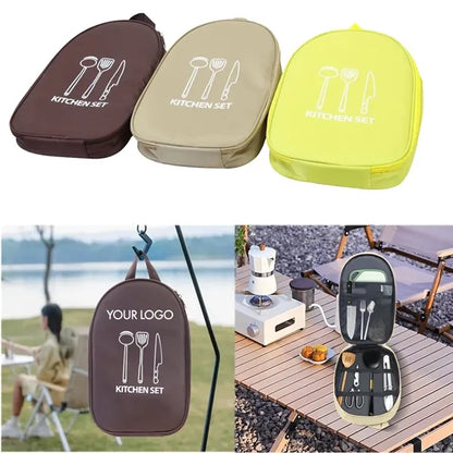Kitchen Set Organizer Case Hand Cutlery Bag for Outdoor