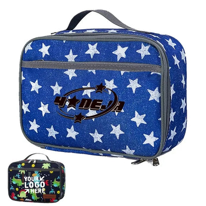 Designer Lunch Cooler Tote Bag With Patterns