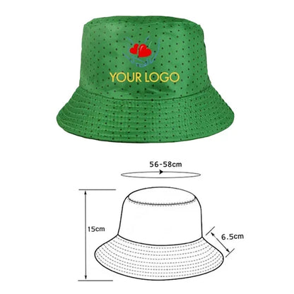 Custom New Design Print Logo Bucket Soft Hats Caps