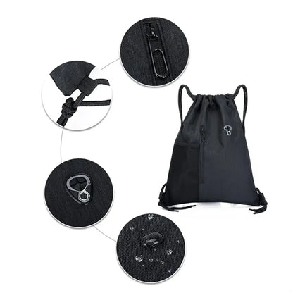 Drawstring Backpack Sports Gym Sackpack