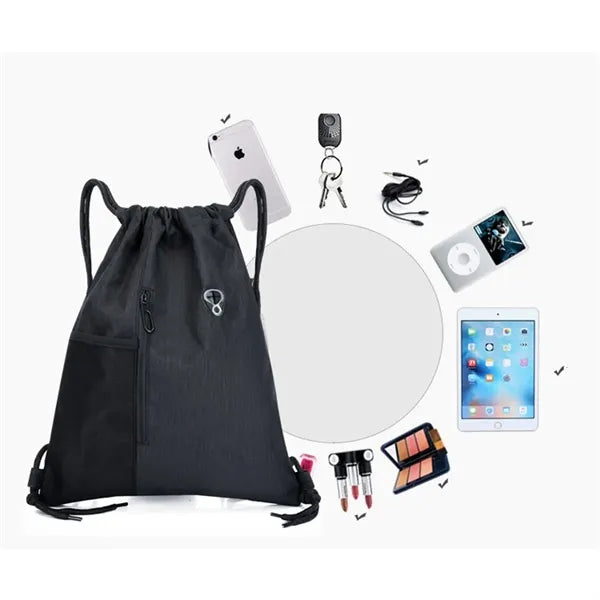 Drawstring Backpack Sports Gym Sackpack
