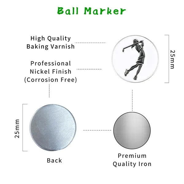 Cap Clamp with Magnetic Removable Ball Marker