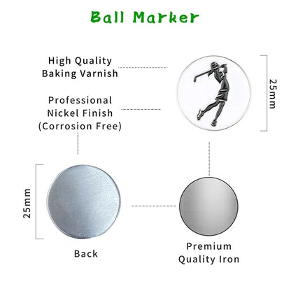 Cap Clamp with Magnetic Removable Ball Marker