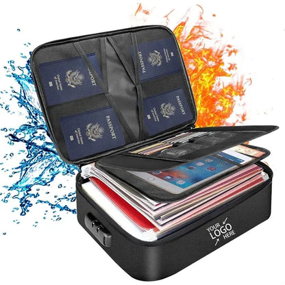Fireproof Document Bag With Lock