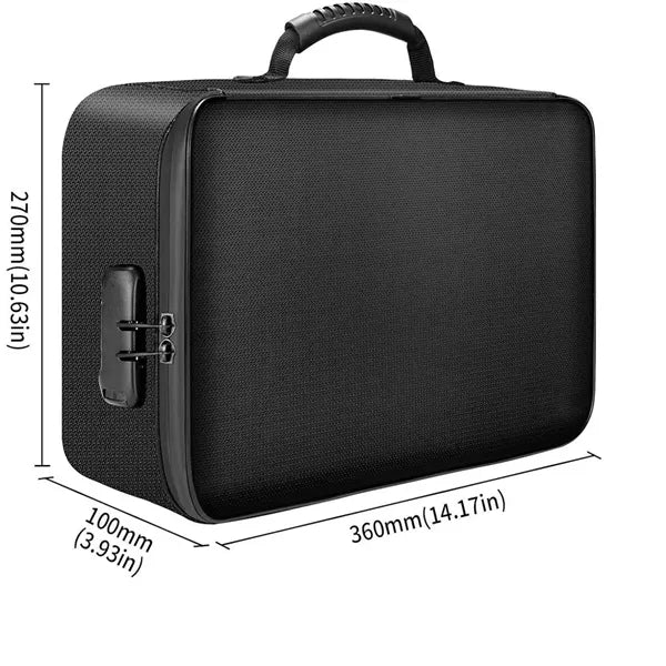 Fireproof Document Bag With Lock