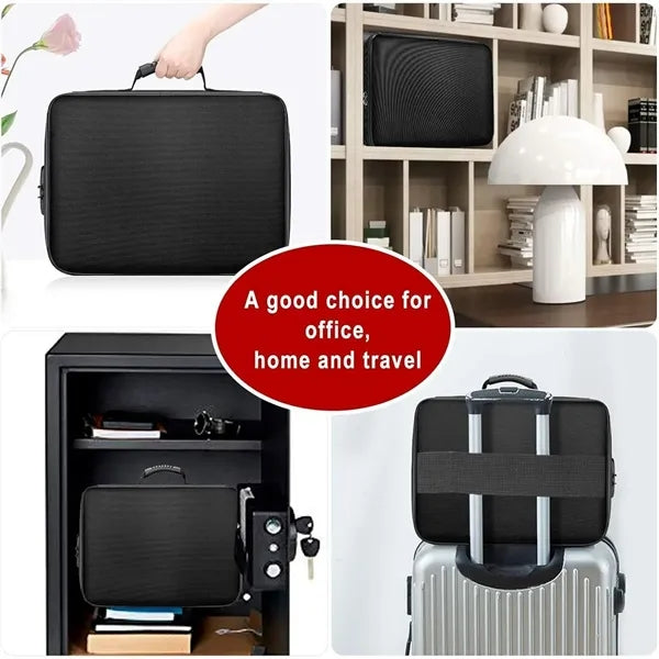 Fireproof Document Bag With Lock