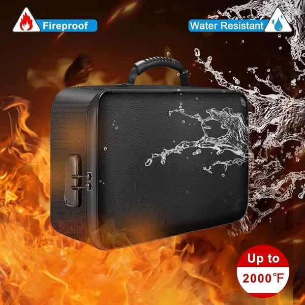 Fireproof Document Bag With Lock