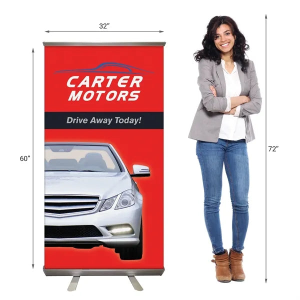 32'' X 60" Custom Retractable Banner Stand