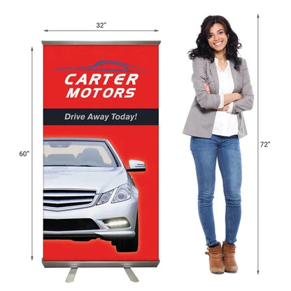 32'' X 60" Custom Retractable Banner Stand