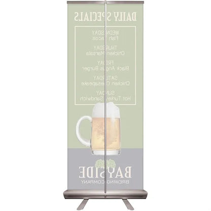 32'' X 79" Custom Retractable Banner Stand