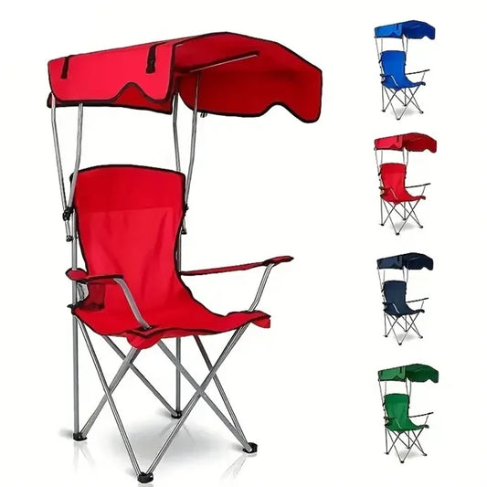 Foldable Beach Chair With Sunshade