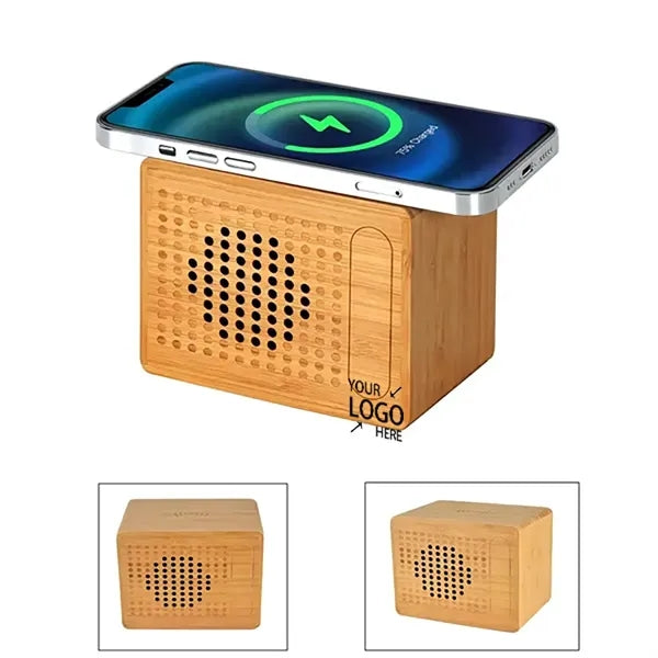 Wooden Speaker Wireless Charging