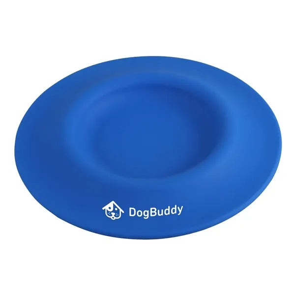 2-in-1 Silicone Pet Flyer & Drinking Bowl