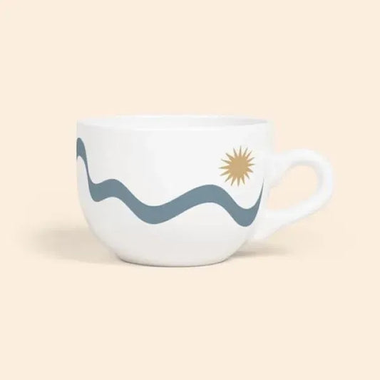LATTE CUP CERAMIC 24 OZ. WHITE