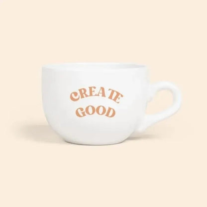 LATTE CUP CERAMIC 24 OZ. WHITE